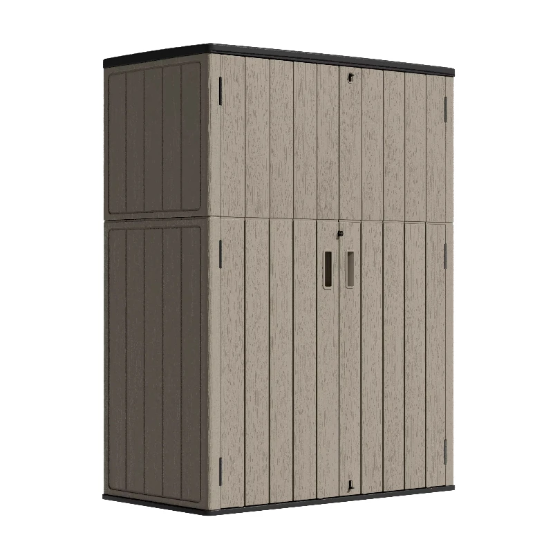 CustomizeTool Storage Cabinet Lockable Storage Cabinet Garage Cabinets for Workshop Shed Backyard Organization