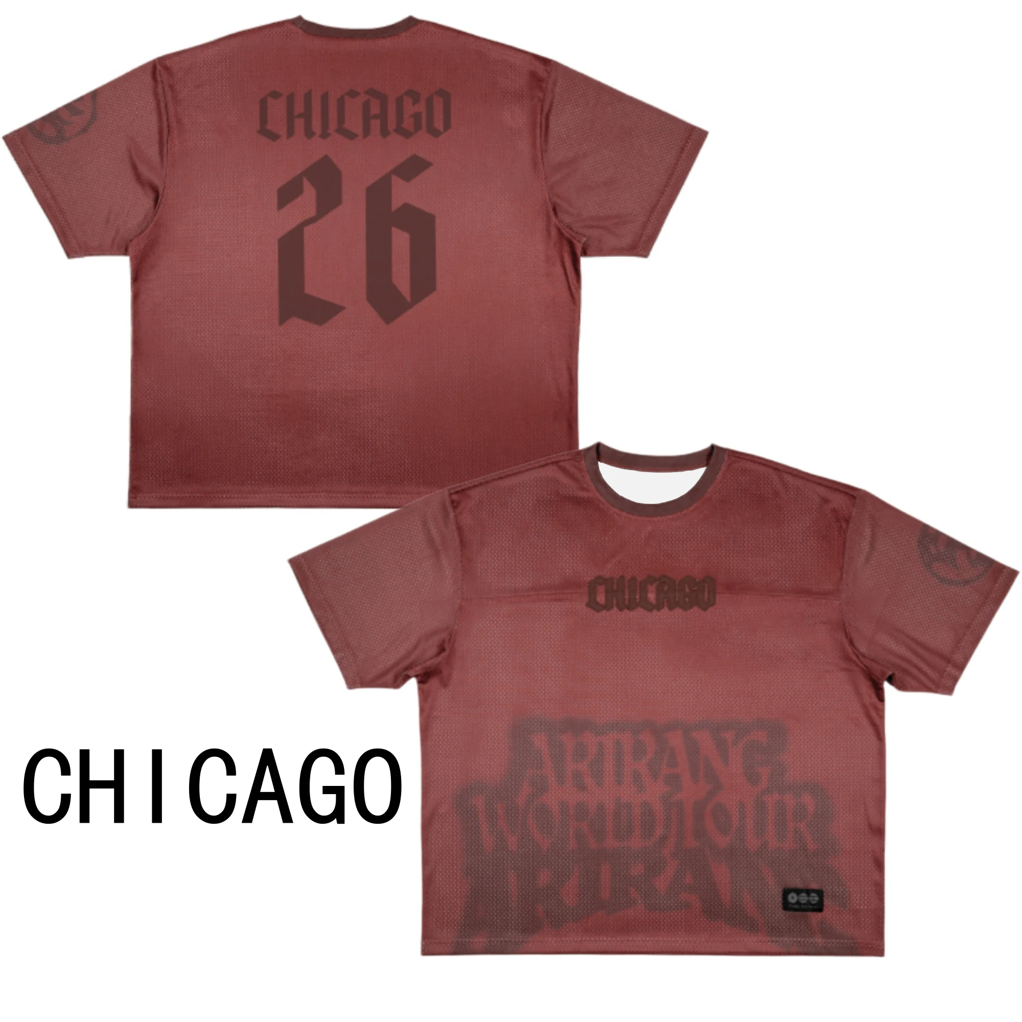 2026 Neue BTS Arirang World Tour für Los Angeles Chicago City Unisex T-Shirt ARMY Y2k Atmungsaktives Schnelltrocknendes Jersey für Männer und Frauen – Detail 10