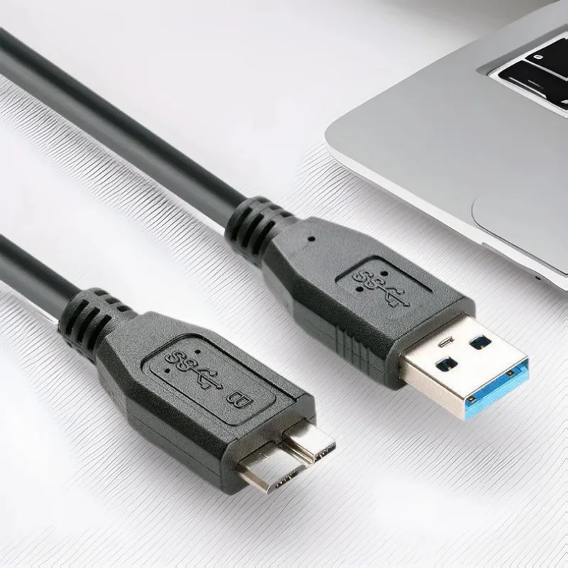 Micro B3.0 Data Cable High-speed Transmission Mobile Hard Disk Cable, Camera USB Computer Cable