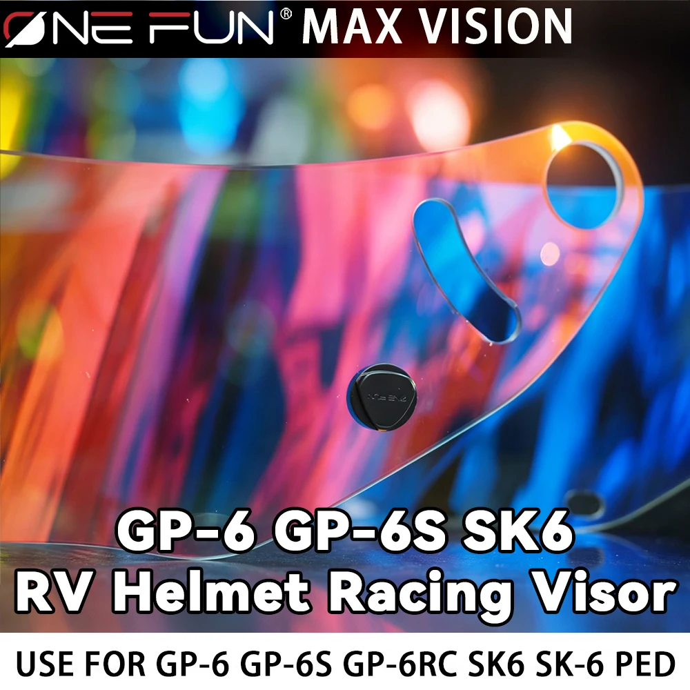 For GP6 SK6 PED Visor GP6S Lens GP-6 GP-6S GP-6RC SK-6 Helmet