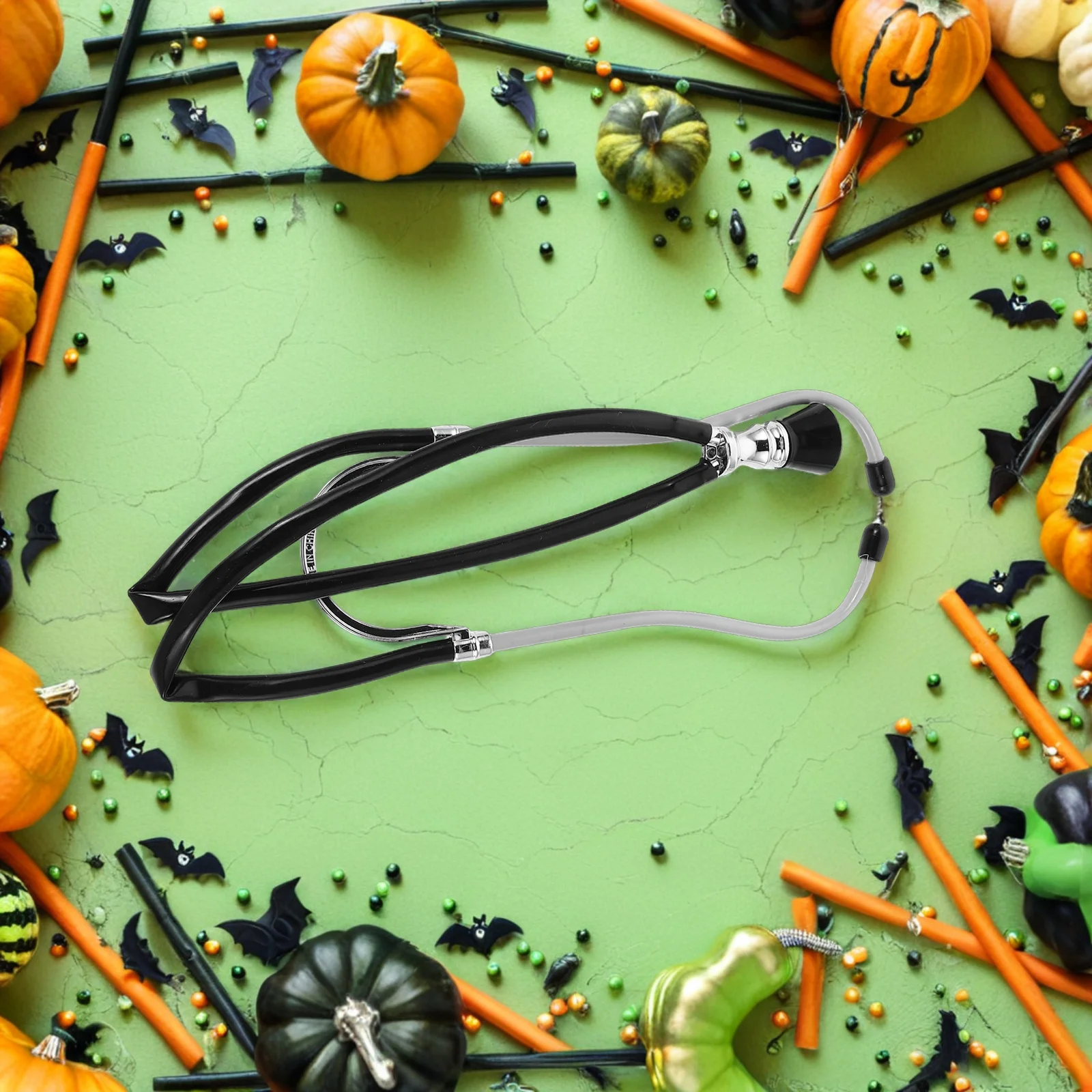 4 Pcs Simulated Stethoscope Children's Fake Toy Cosplay False Metal Pretend Doctor for