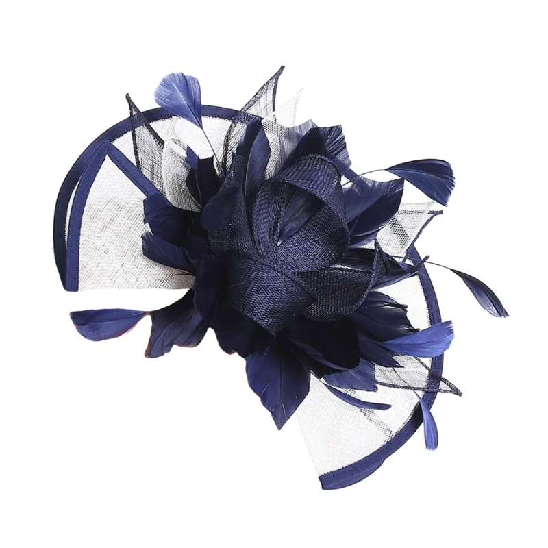 Vintage Fascinator Women Headbands Flower Teas Party Headwear Romantics Handmade