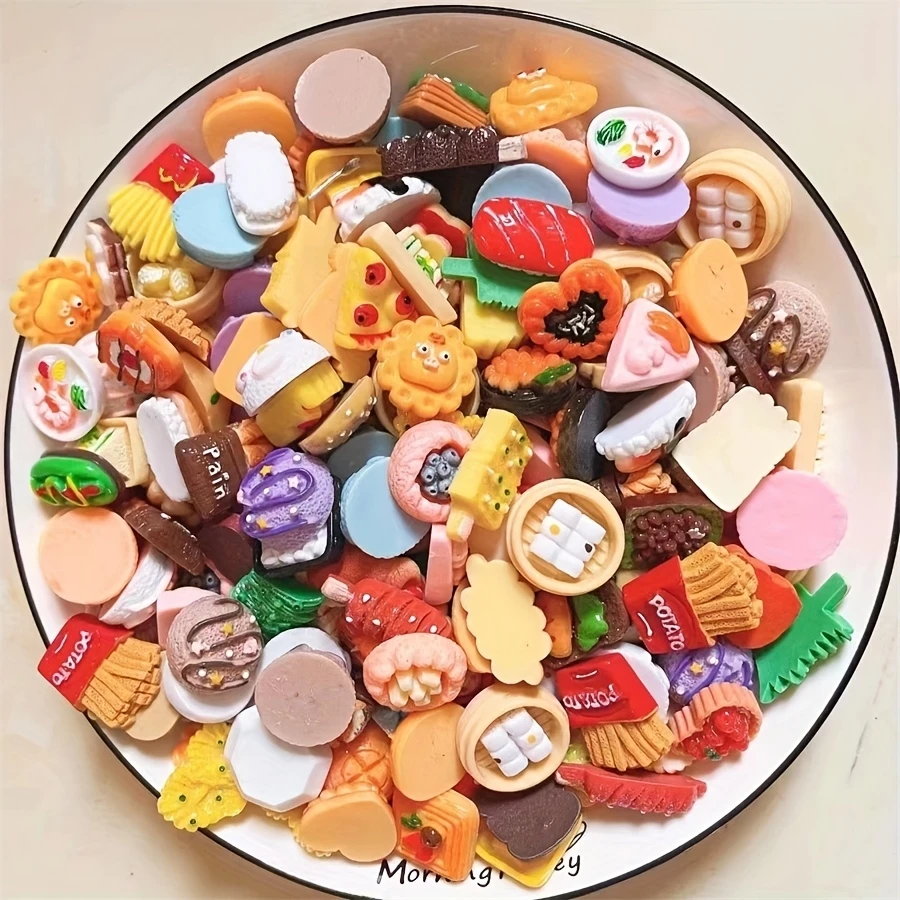 20PCS Carino In Miniatura Simulazione Mini Modello di Cibo Per Action Figure Bambole In Resina Casa Accessori 1/12 FAI DA TE Playtend Gioca Giocattoli