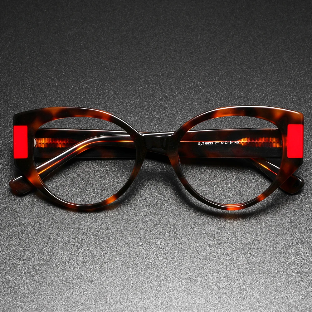

Retro Acetate Glasses Frame Vintage Glasses Customize Prescription Optical Eyeglasses Frame Retro Luxury Brand Eyewear