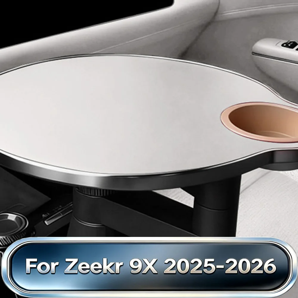 Fit For Zeekr 9X 2025-2026 Car Foldable Small Desk Office Dining Computer Table Essential Auto Interior Modification Accessories