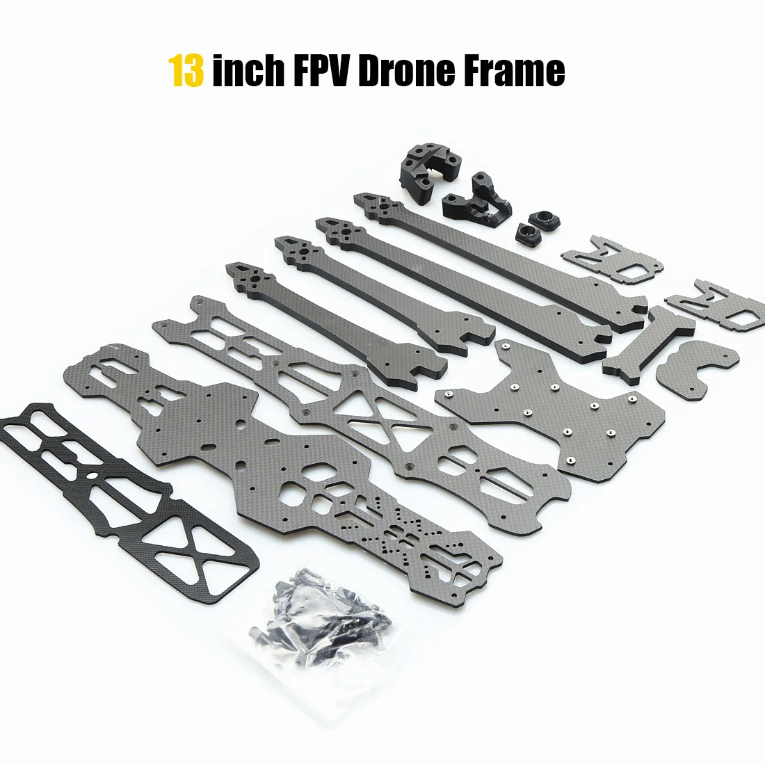 

GK-V3 10 inch / 13 inch FPV Drone Frame KIT 435mm/550mm Carbon Fiber For RC FPV Freestyle Long Range Racing Drone Quadcopter