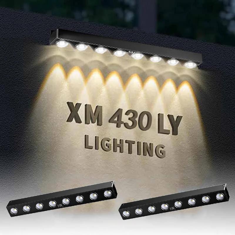 

1/2/4 PCS Motion Sensor Outdoor Wall Light Solar Powered Address Marker Light for Commercial Signage