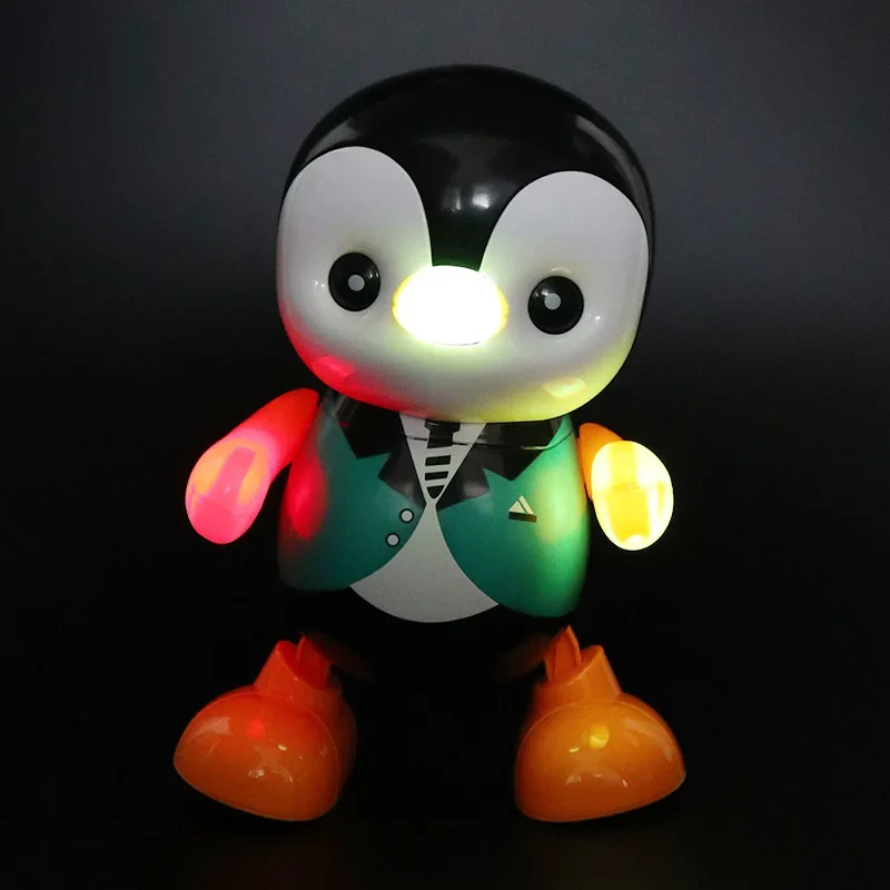 Parent-Child Dancing Penguin: Follow-dance mode + fun sounds, enhances family playtime with voice control feature