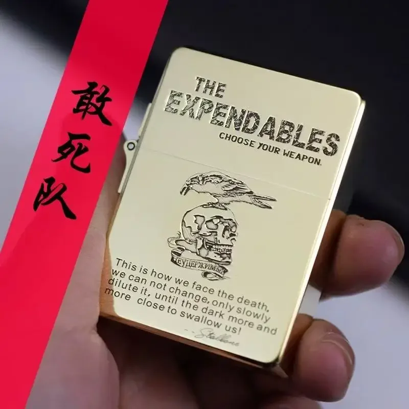 Armor Shield Zorro 915s verdikt diep gesneden diep origineel koper messing persoonlijkheid winddicht lichtere mannen cadeau roken