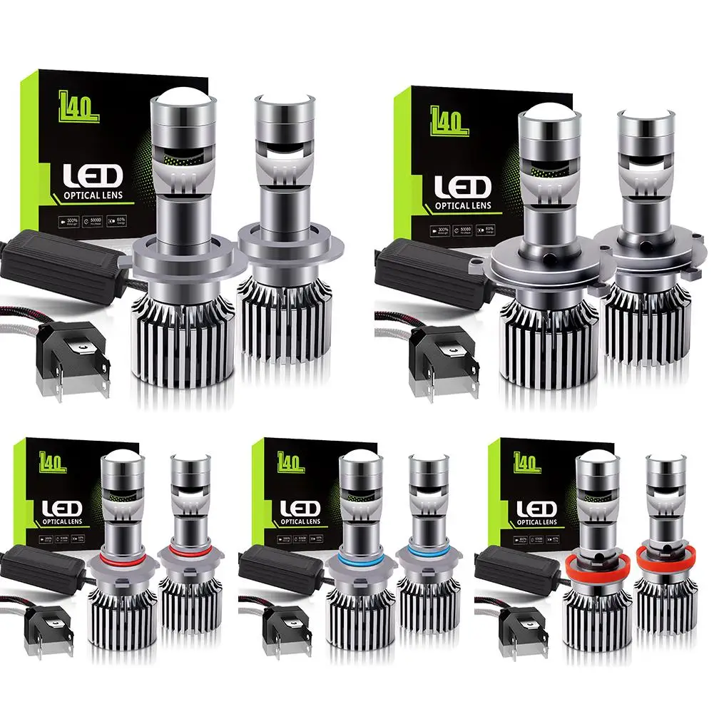 

1Pair L40 Car LED Headlight Bulbs 300% Brighter 6000K Super Bright 12V 33W 8000LM LED Headlights Conversion Kits