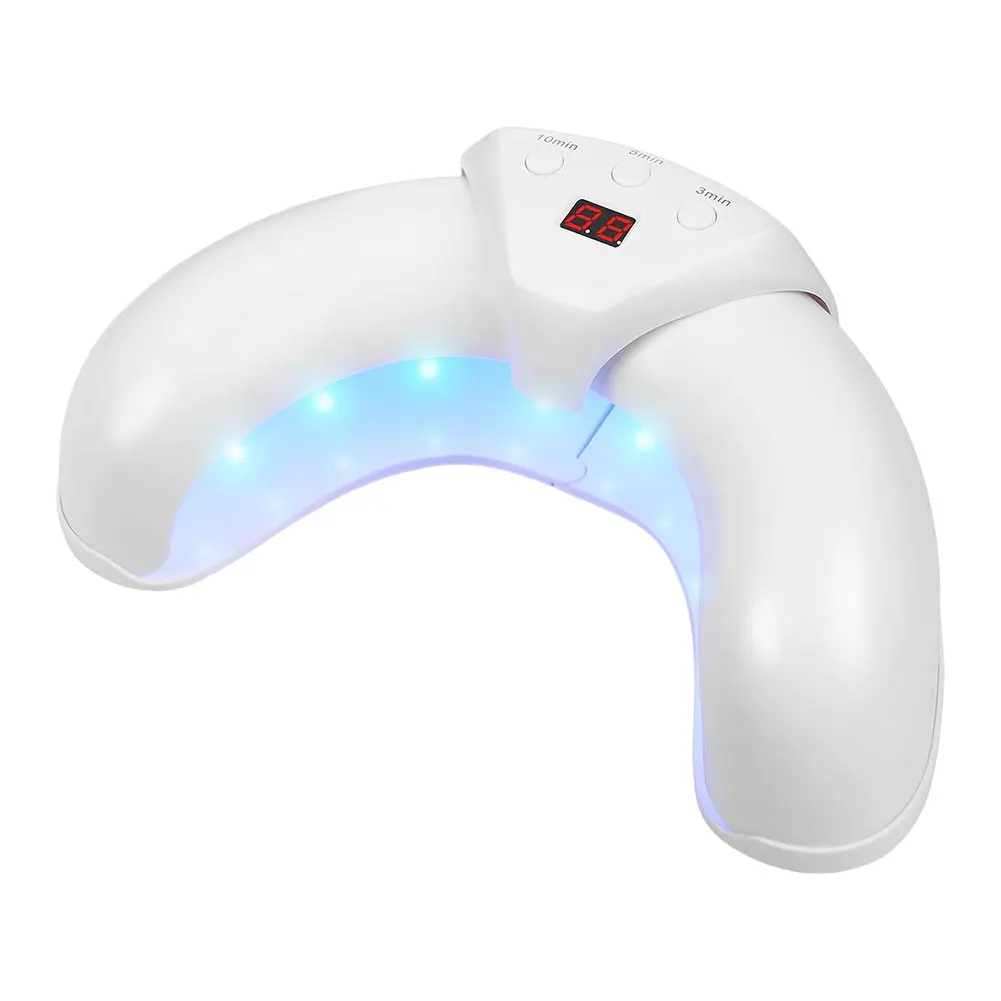 

Светильник для ногтей Домашнее использование Решение для ремонта ногтей 470 нм Синий свет Световое устройство для чистки ногтей для нескольких ногтей и ногтей на ногах