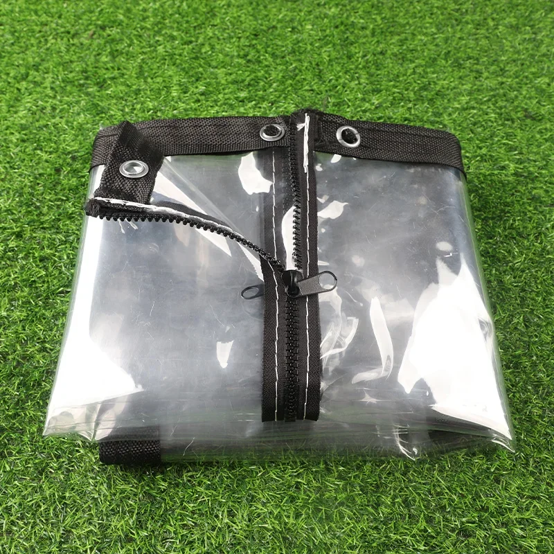 

Customizable Zipper Transparent Tarpaulin RainProof Furniture Balcony Windows Courtyard Pavilion Sun Shading Insulation Tarp O7K