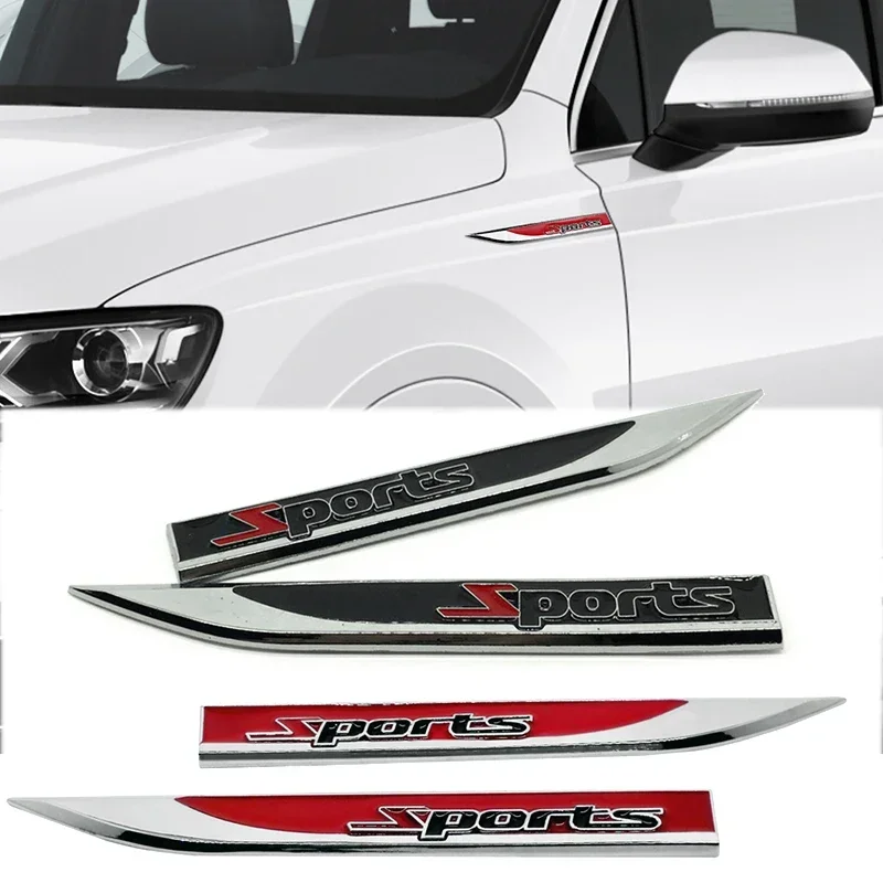 

2pcs Car Emblem Sticker for Sports Badge Nissan Ford Peugeot Infiniti Volvo Fiat KIA Auto Trunk Decal Exterior Decoration