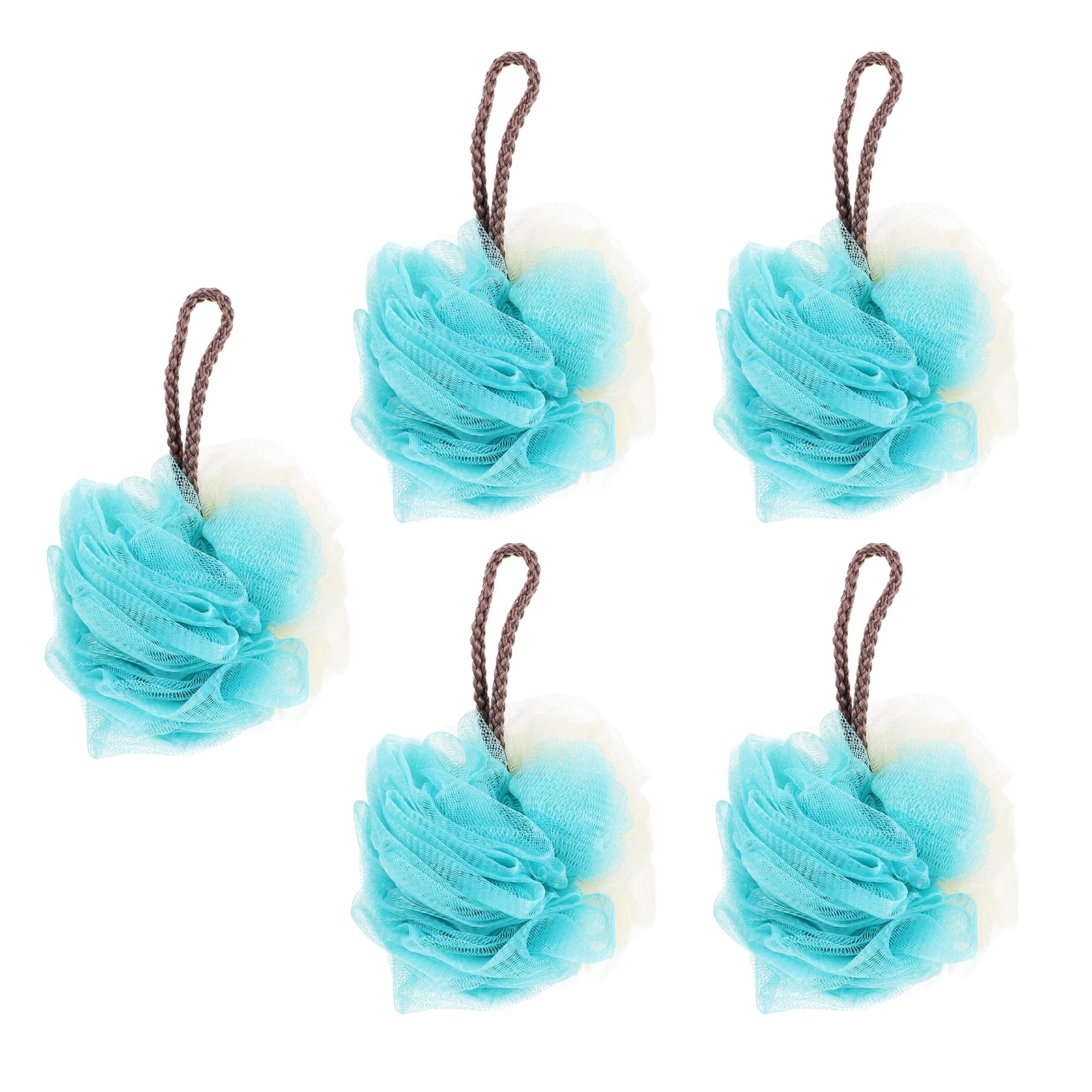 

5Pcs Bath Shower Loofah Soft Exfoliating Body Scrubbers Portable Skin Cleaning Sponge for Adults Shower Body Scrubber