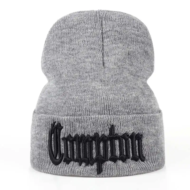 Modna zachodnia plaża gangsta nwa compton zimowa ciepła moda czapka czapka czapka z dzianiny Hip hop gorros czapka z dzianiny