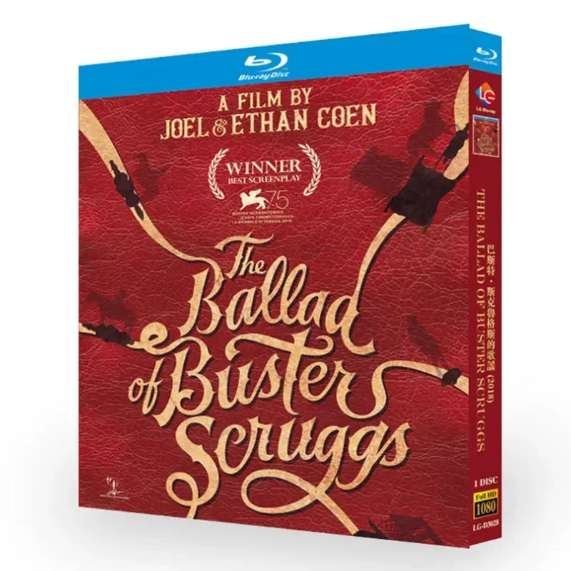 Blu ray High Definition Film The Ballad of Buster Scruggs BD Disc Box Set