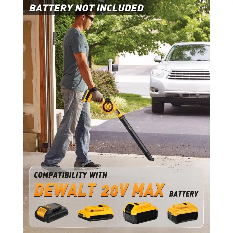 Mini Cordless Vane Blower up to 200MPH Compatible with Dewalt 20V Max Battery (No Battery)