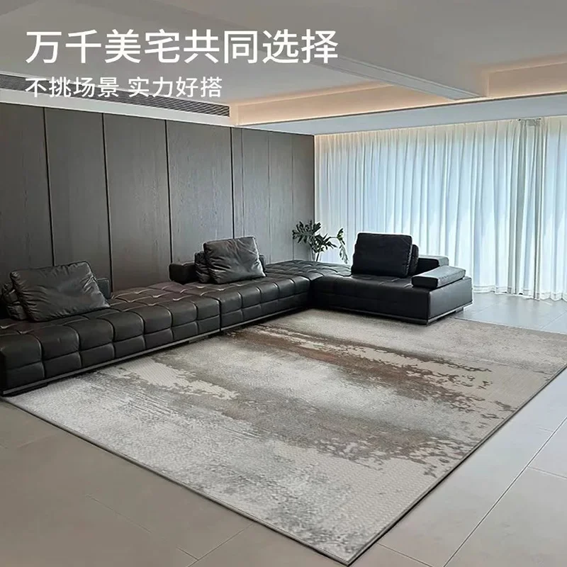 سجادة غرفة معيشة فاخرة إيطالية خفيفة أريكة طاولة القهوة حصيرة أرضية #3