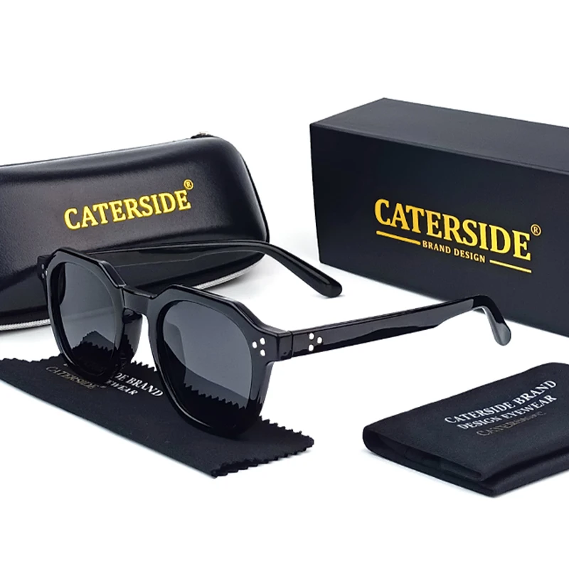 Lunettes de soleil polygonales rétro CATERSIDE 10