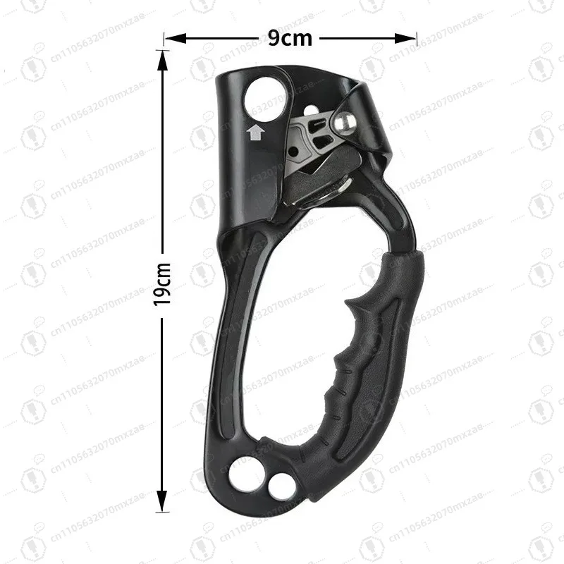 Custom Left-Handed Rope Clip Aluminum Tree Climbing Gear for Professional Climbers