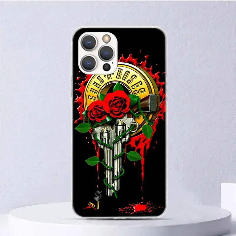 Guns N Roses Good Time Soft Case For iPhone 16 15 Plus 11 12 13 Mini 14 Pro Max Apple Phone Cover X XS XR SE 7 8 SE Coque 11 12