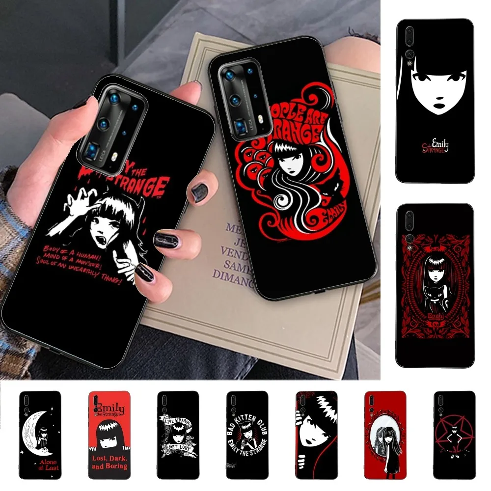 

E-Emily T-The S-Strange Phone Case For Huawei P 8 9 10 20 30 40 50 Pro Lite Psmart Honor 10 Lite 70 Mate 20lite