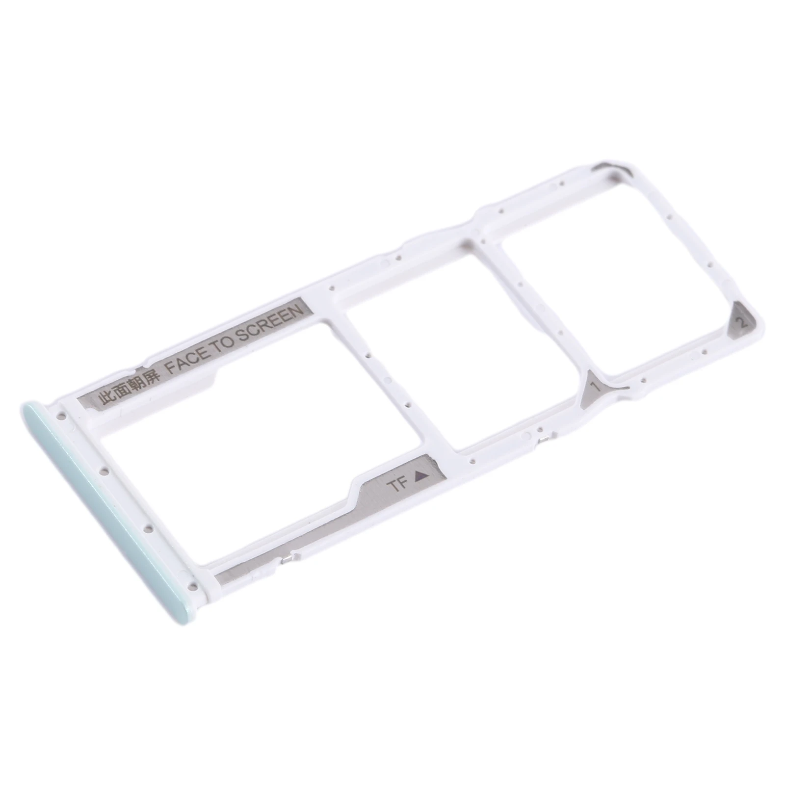 Dual SIM Card Tray For Xiaomi Poco C55 Phone SIM1 + SIM2 + Micro SD Card Tray Replacement Part