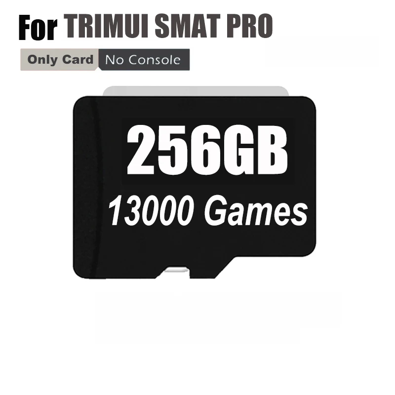 بطاقة SD ل Trimui الذكية برو وحدة تحكم بجهاز لعب محمول 4.96 ''IPS شاشة نظام لينكس عصا التحكم RGB الإضاءة Smartpro TF بطاقة الألعاب