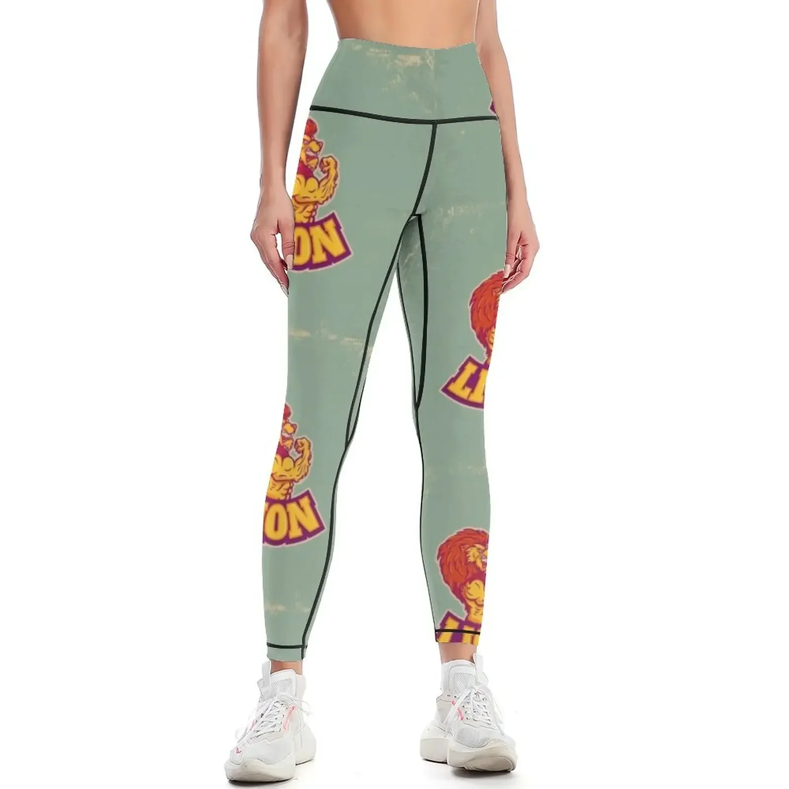 Lion bodybuilder Leggings trousers sport set gym clothing harem pants Womens Leggings