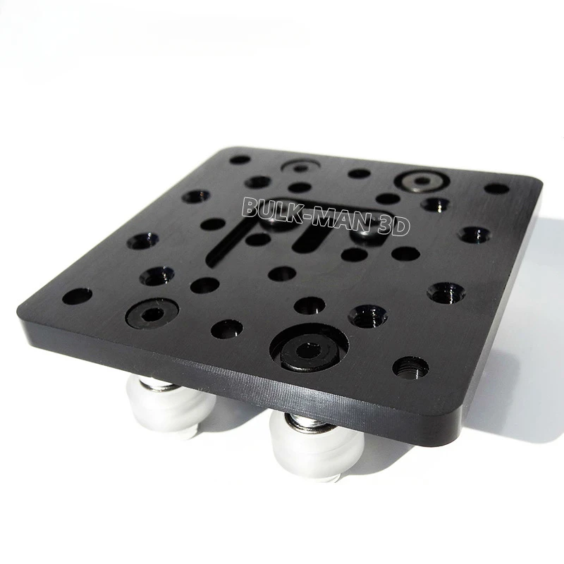 

Black Anodized Aluminium C-Beam Gantry Plate Set with v-slot Mini V Wheel Kit for C-Beam CNC machine parts