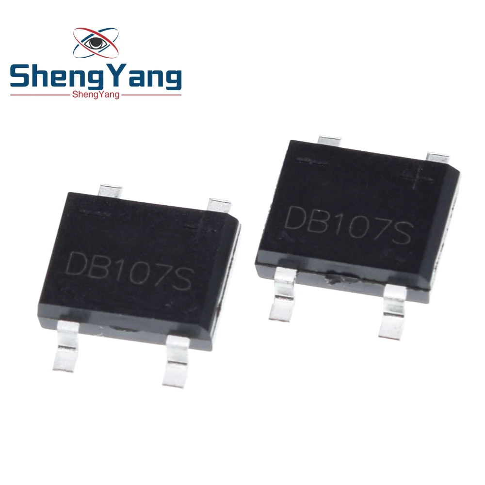 

TZT 10 шт. DB107 DB107S 1A 1000 В для модуля питания TZT