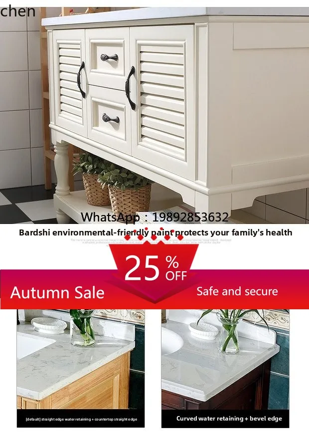 

bathroom cabinet solid wood floor washbasin marble washstand bathroom combination bathroom cabinet