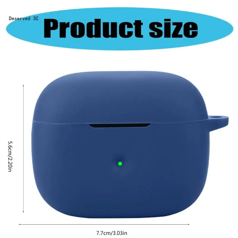 Wireless Earbuds Silicone Shell Soft Case for Bowers Pi6 Flexible Case Scratchproof