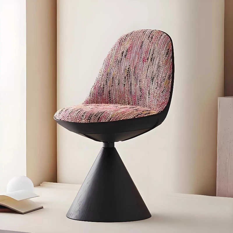 

Italian light luxury makeup chair Nordic senior sense rotatable back chair dresser stool 2025 new makeup stool