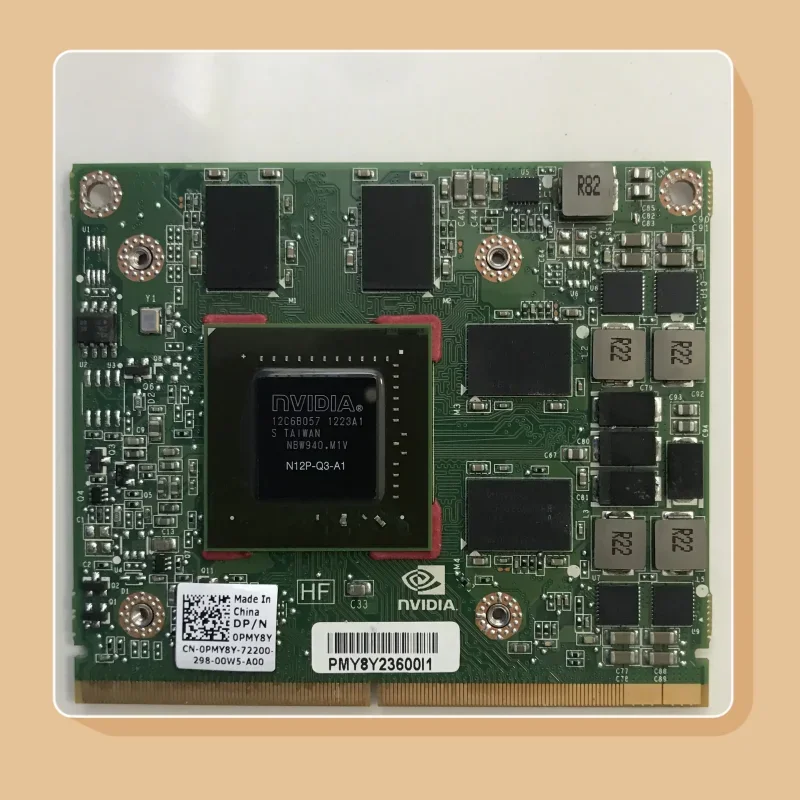 VGA Graphics Card Original Quadro 2000M Q2000M 2G N12P-Q3-A1 for HP 8540W 8540P 8560W DELL M4600 M4700 Laptop
