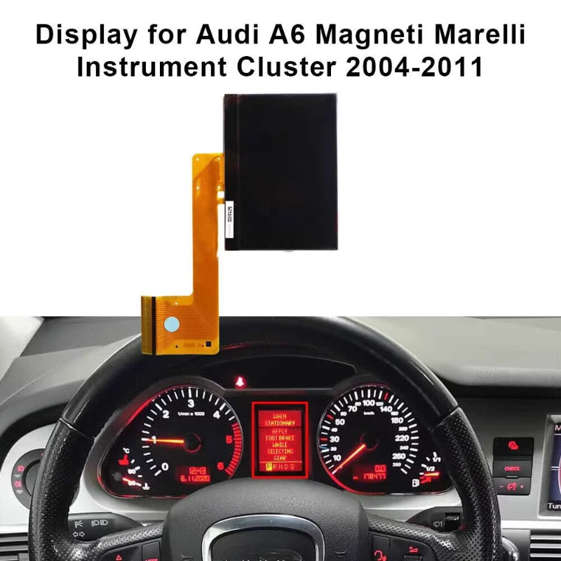 

For Audi A6L Instrument Display Screen Red Hyphenation Repair Audi A6L C6 S6 Q7 LCD Display Auto Parts 1pcs