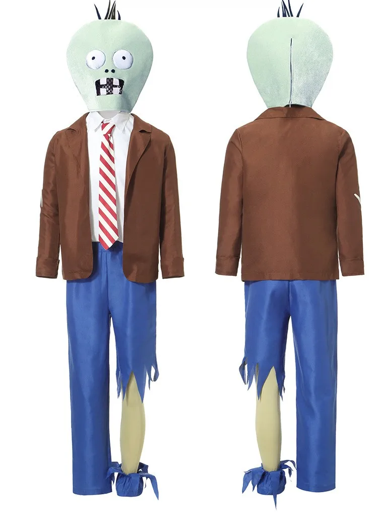 Kostium Zombie na Halloween Cosplay Zombie Szalony Dave Dorosły Dzieci Strój do Gry Rodzic-Dziecko Włókno Poliestrowe