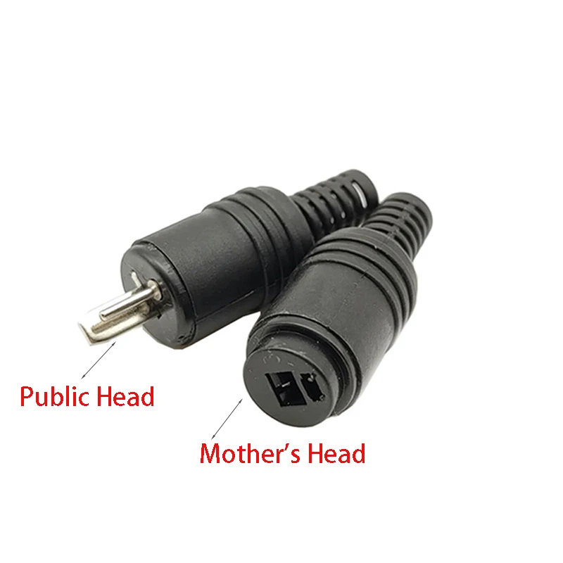 Welding Free Old Amplifier Speaker European Style Speaker Plug T-shaped Plug 2-core Speaker Cable Plug Male And Female Socket