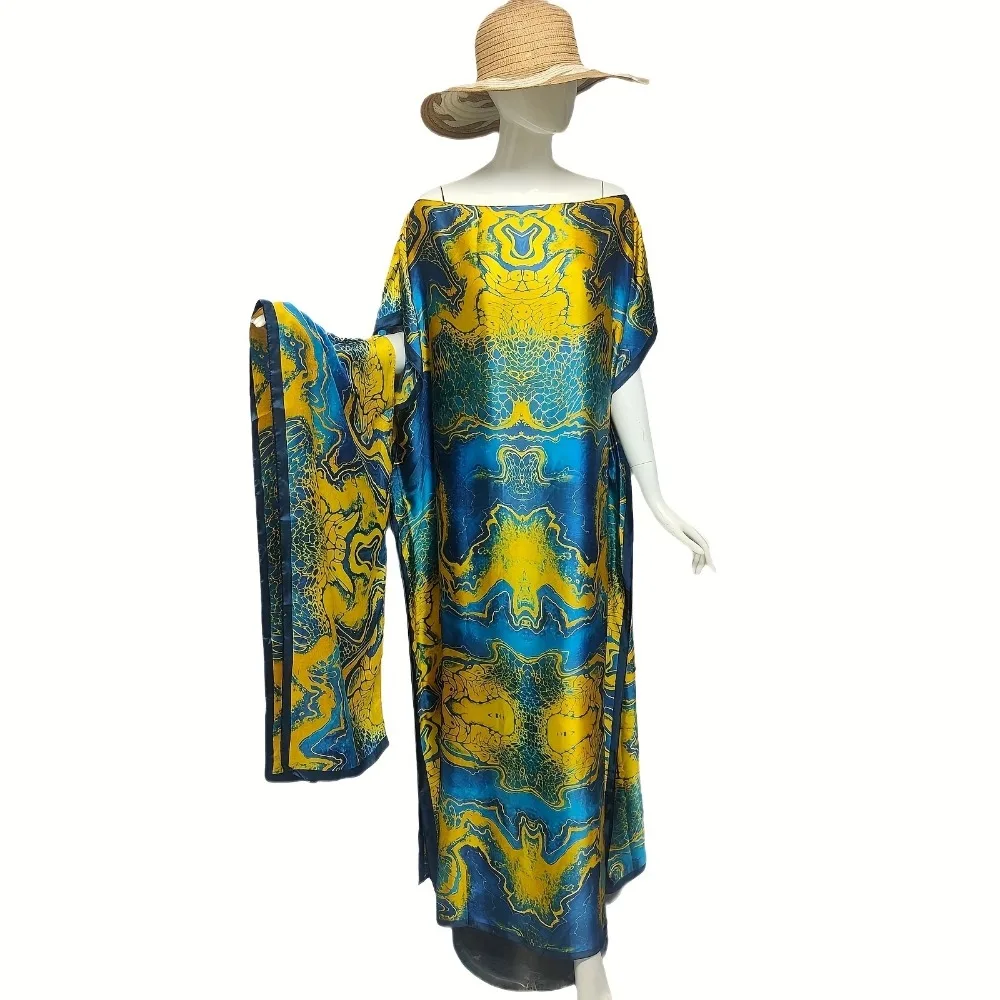 Fashion New African Muslim Women's Clothing Large Size Beach Clothes Long Skirt Two-piece Suit