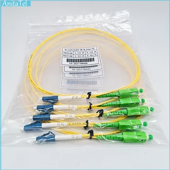 10PCS Simsake SC/APC-LC/UPC Patch rette 1M/2M/3M/5M/10M Fibre Optique Jumper Câble 2.0mm Ou 3.0mm