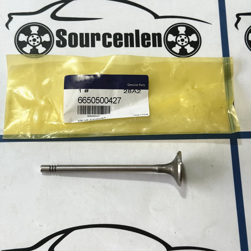 Neue 1PCS Einlassventil Auslassventil 6650530401 6650500427 Für Ssangyong Actyon Kyron Rexton