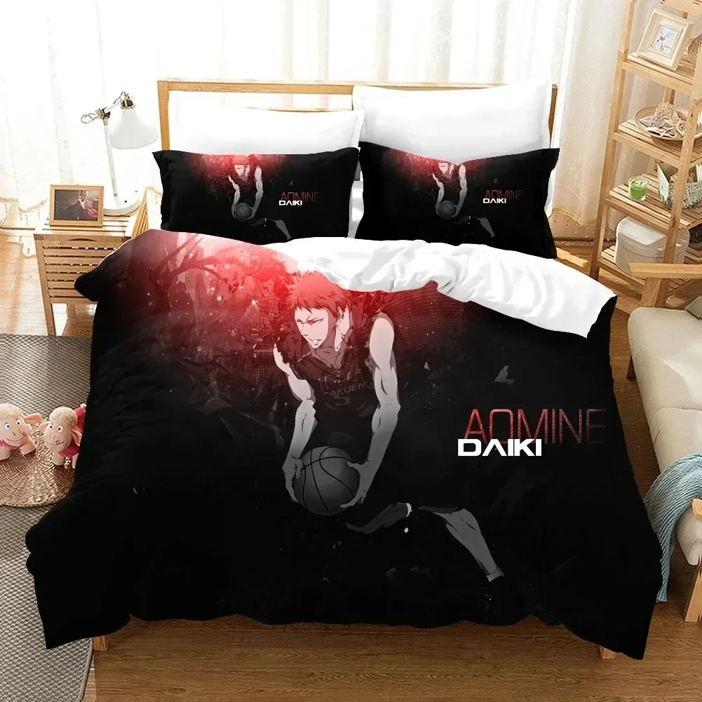 

Anime Kuroko's Basketball 3D NEW Duvet Cover Pillowcase Bedding Set Adult Girl Bedroom Decoration Children Single Double Large
