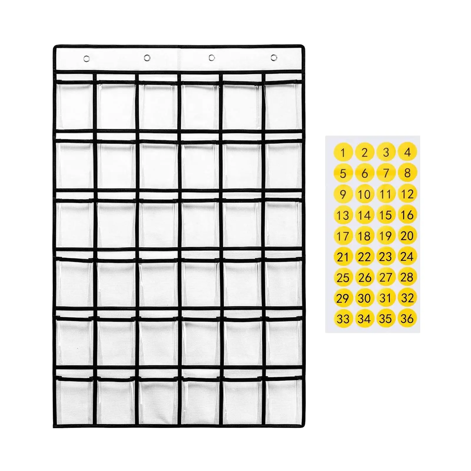 Classroom Pocket Chart Multipurpose Household Organization Hanging Organizer