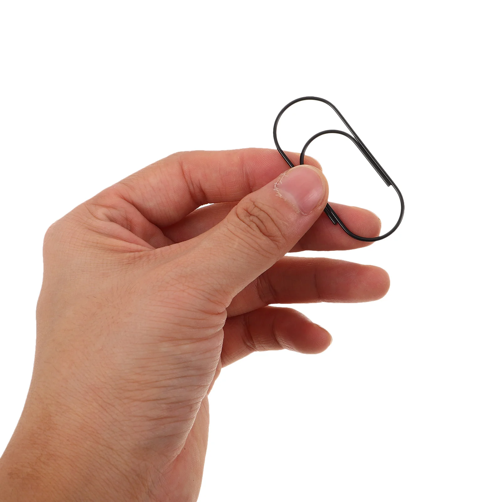 

80pcs Colored Plastic Coated Paper Clips 50Mm Jumbo Metal File Organizing Clamps Document Sorting Clips Office Stationery Wire