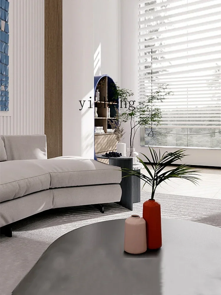 ZK Modern Minimalist Creative Study Bookcase Display Cabinet Storage Organizer Living Room Storage High Cabinet