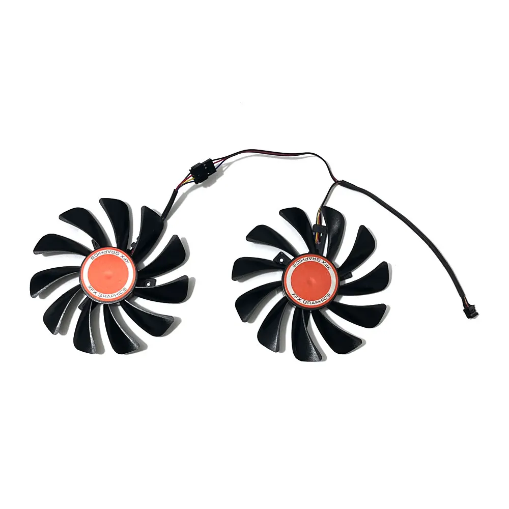 Video Card NEW FDC10U12S9-C CF1010U12S RX580 95MM 4PIN GPU Cooler Fan For XFX RX 590 580 VGA  Graphics Card Cooling Durable Fan