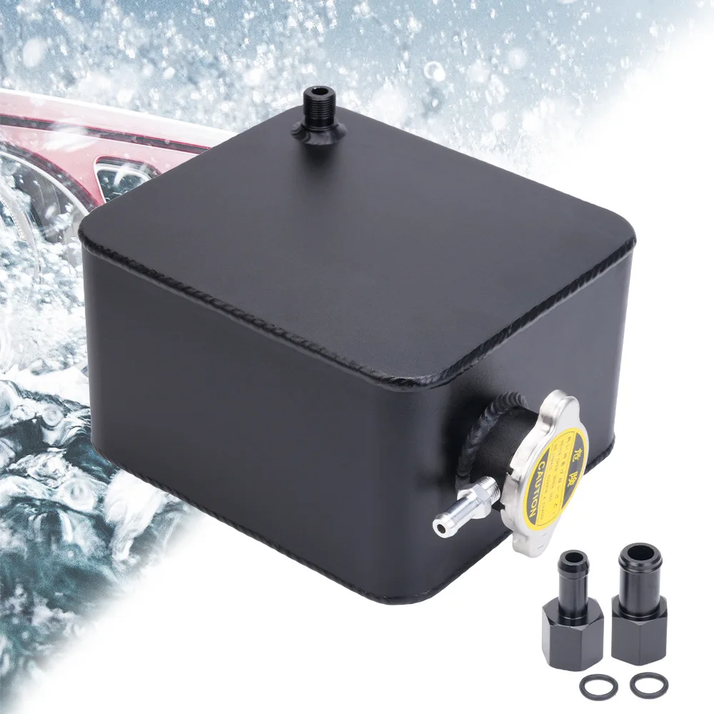 Automobile universal modification accessories Aluminum alloy cooling kettle 2.5L heat dissipation breathable pot