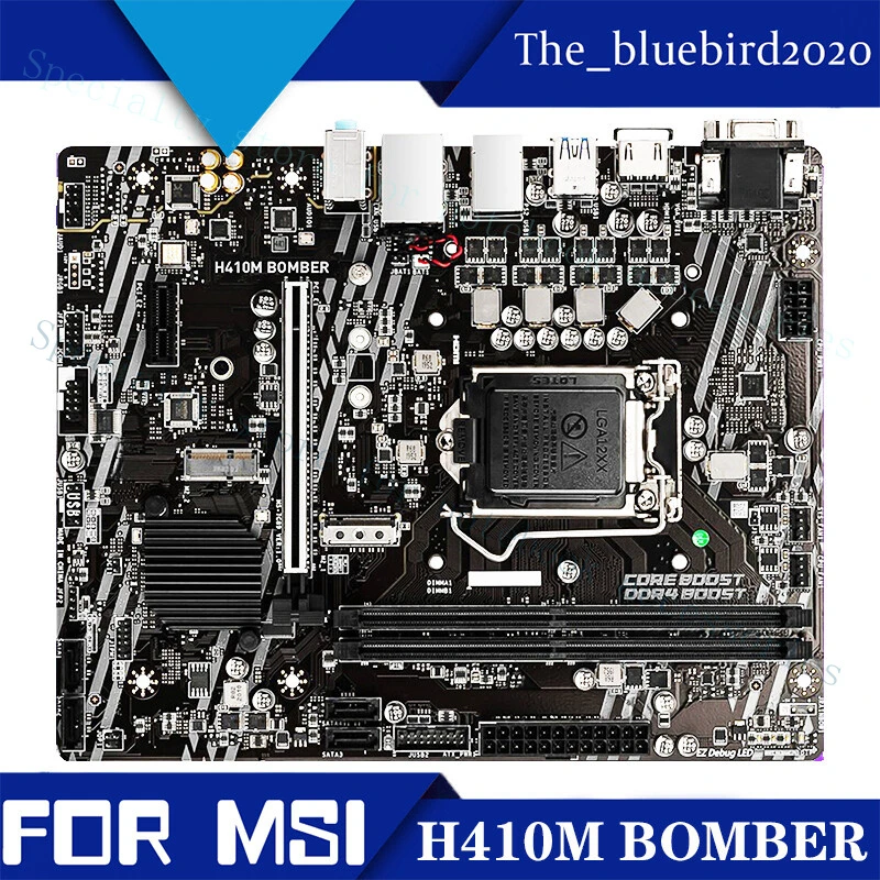 

A+For MSI H410M BOMBER motherboard CPU supports Intel 10th generation i3-i5 Tested