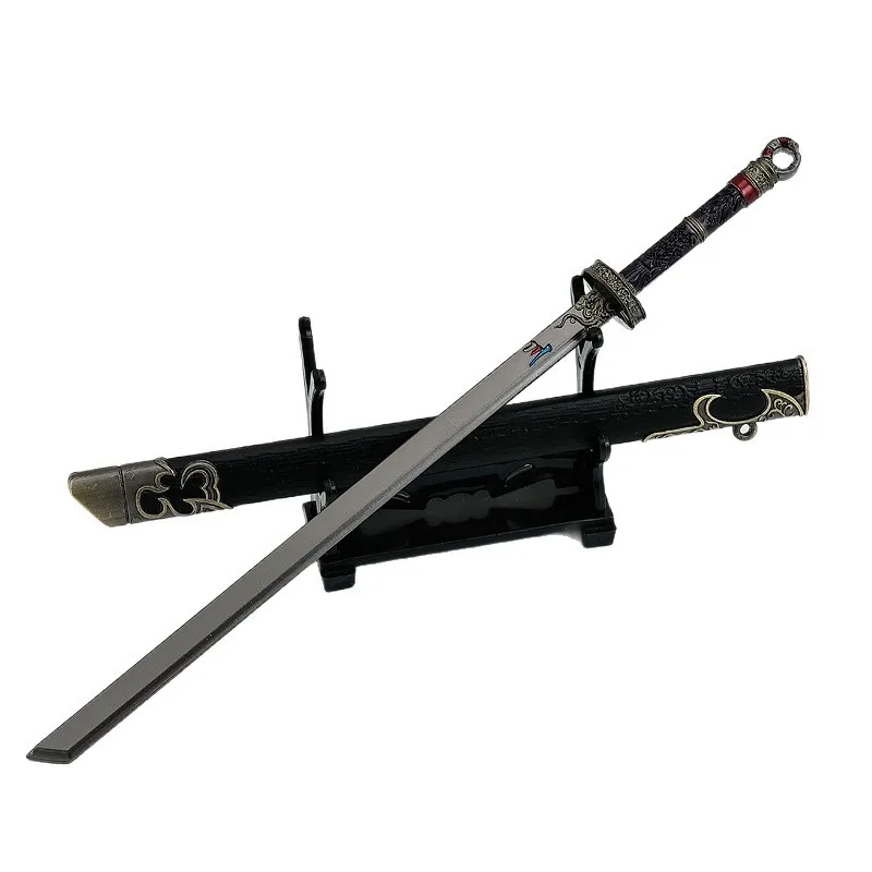 22 cm/8.66 pollici The Demon Hunter Anime Periferiche Meng Chuan Demon coltello armi Modello Involucro di Metallo Artigianale Articolo Giocattolo del Ragazzo Regali