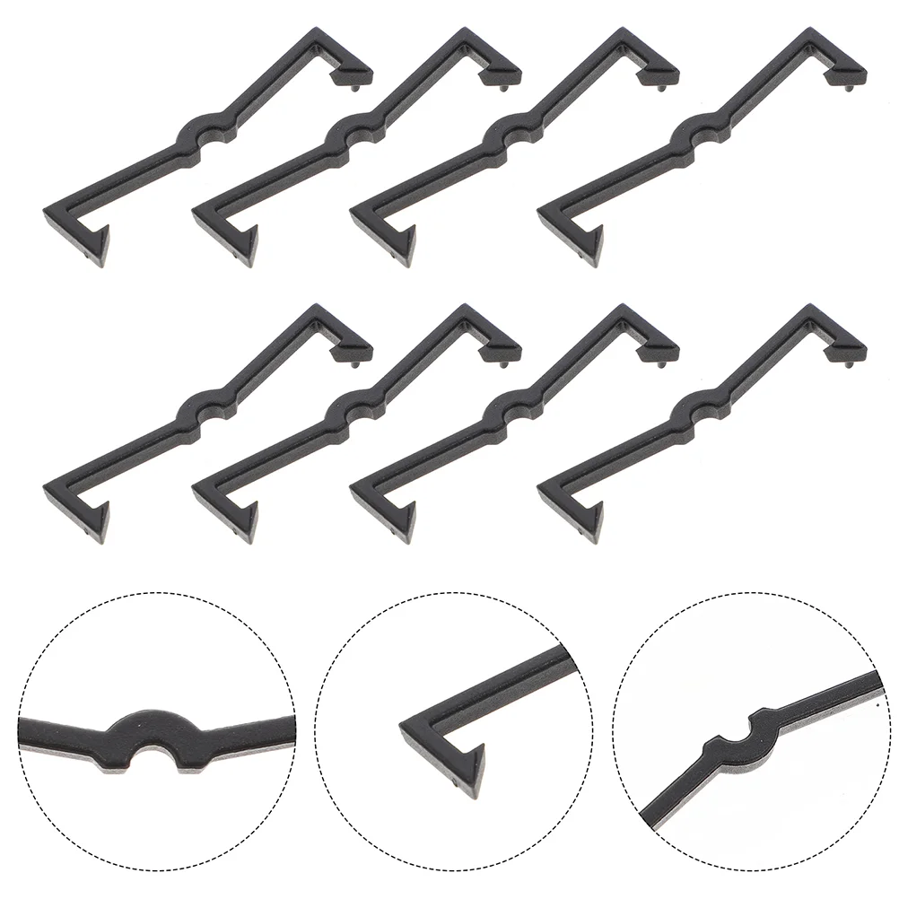 

50 Pcs Hook Fastening Buckle Peg Locks Pegboard Clip Garage Accessories Clamps Stoppers Plastic Clips Hooks Holders